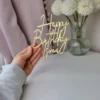 Happy Birthday Cake Charm | Cake Topper