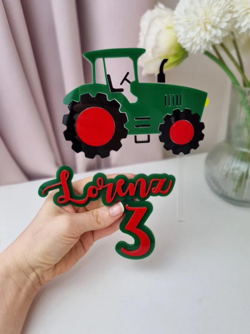 Tractor Cake Topper