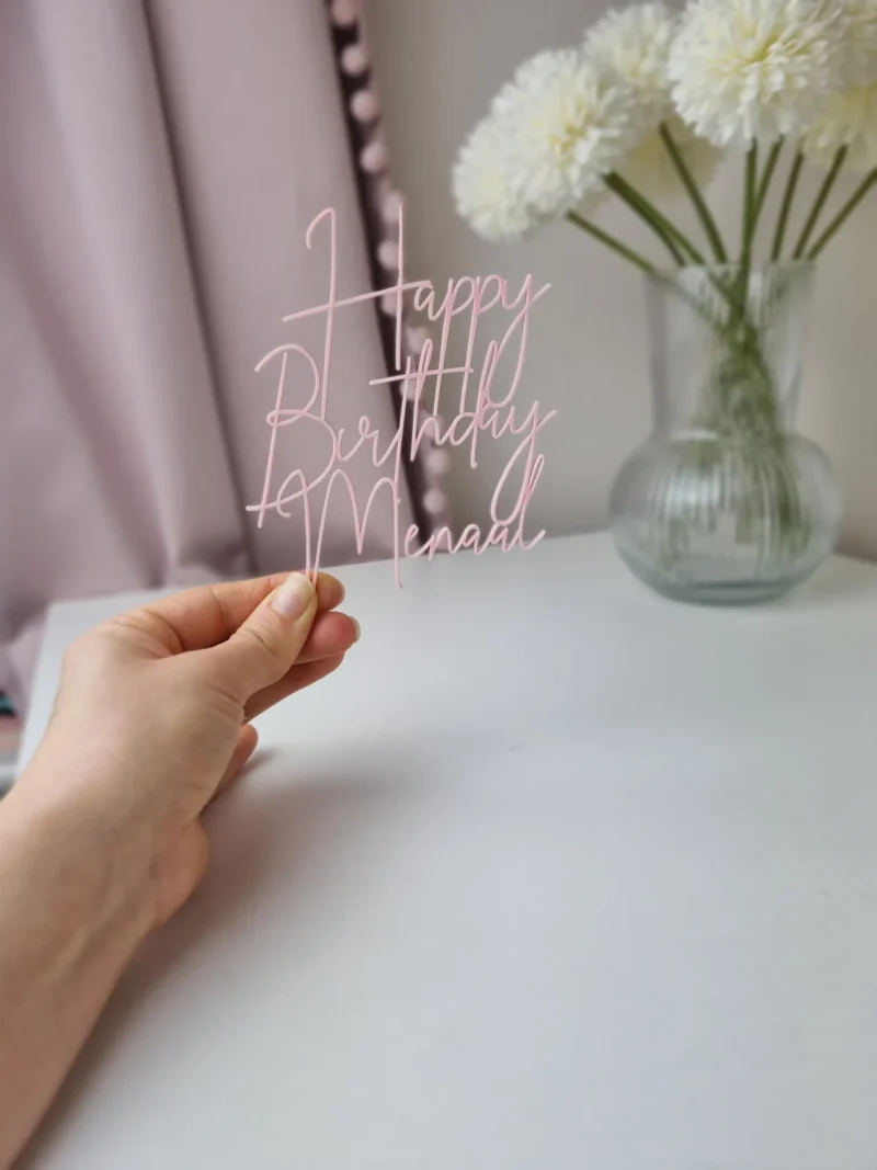 Happy Birthday Cake Charm | Cake Topper
