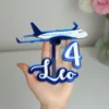 Airplane Cake Topper Set