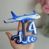 Airplane Cake Topper Set