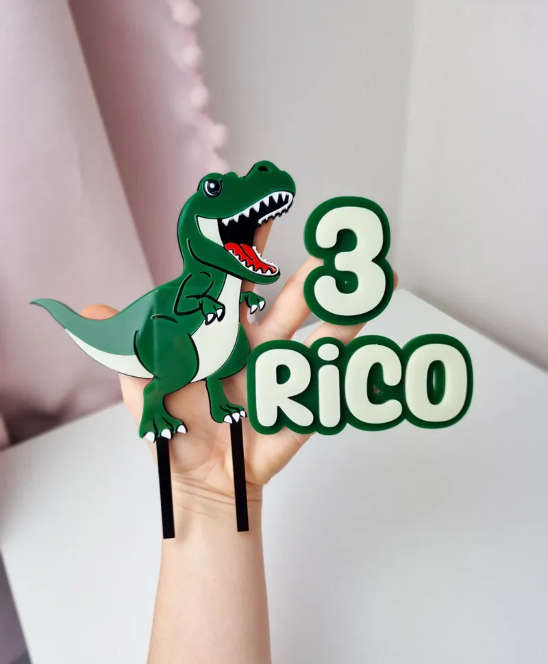 Trex Dinosaur Cake Topper