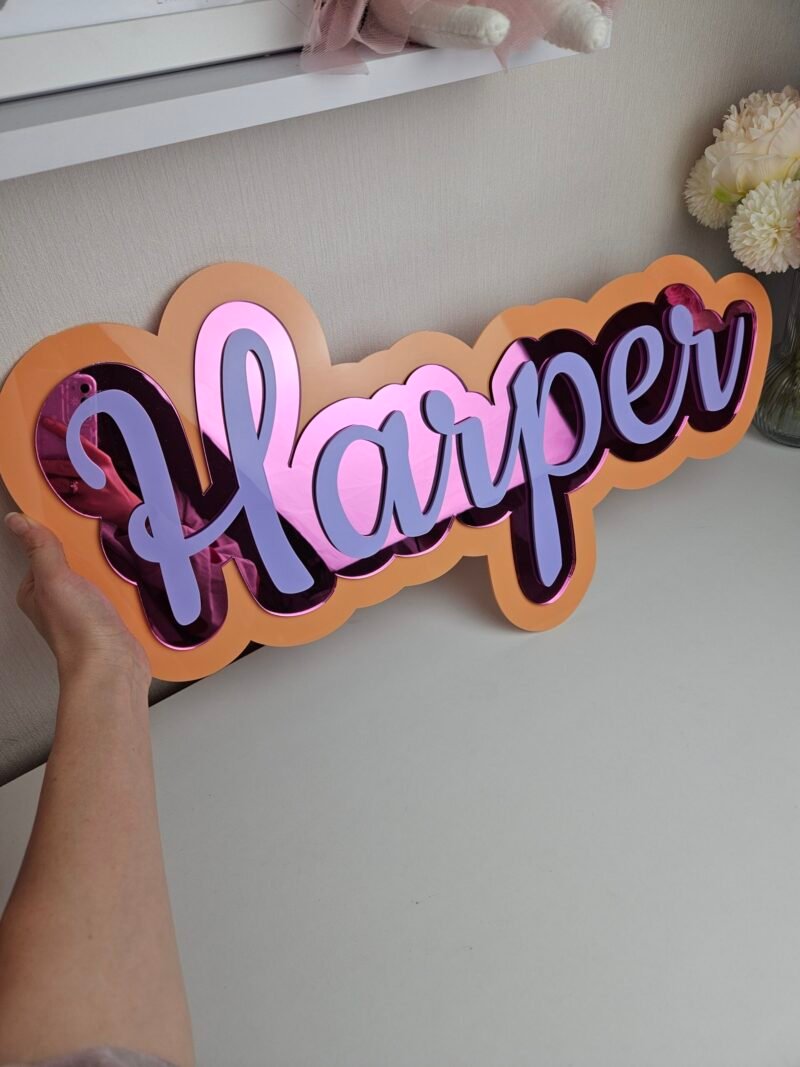 Acrylic Name Sign