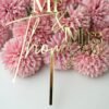 Mr&Mrs Cake Topper | Wedding Cake Topper