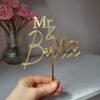 Mr&Mrs Cake Topper | Wedding Cake Topper