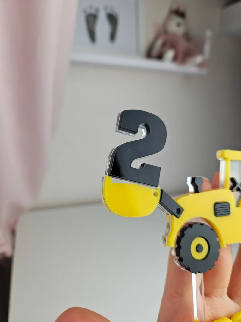 Digger Cake Topper SET
