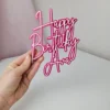 Happy Birthday Cake Charm Double Layer