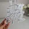 Happy Birthday Cake Charm Double Layer
