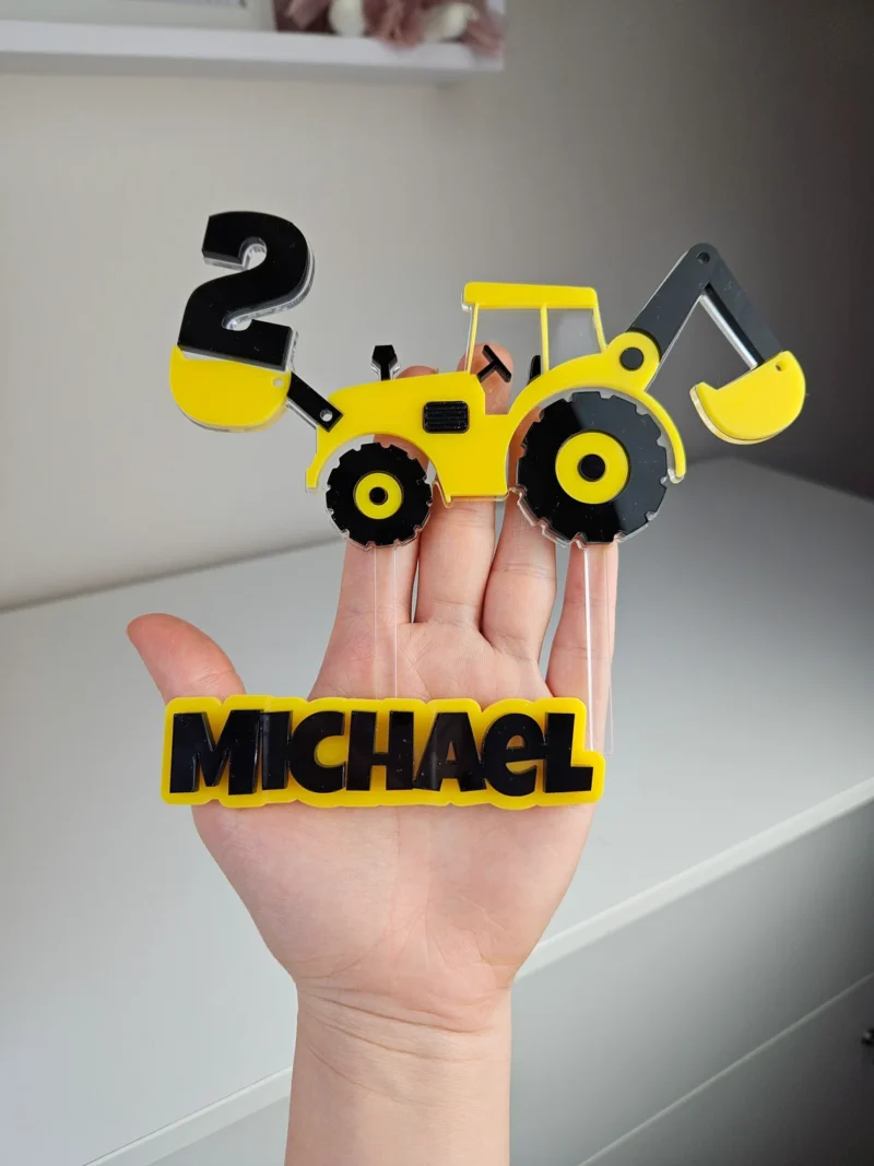 Digger Cake Topper SET