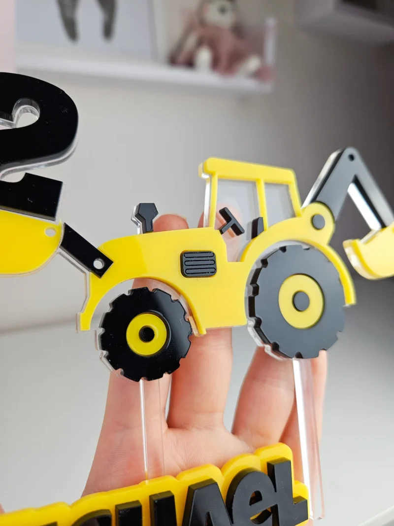 Digger Cake Topper SET