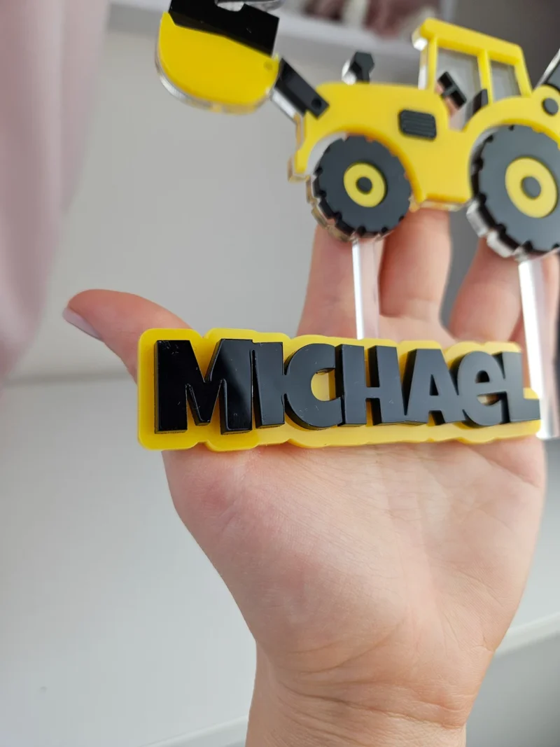Digger Cake Topper SET