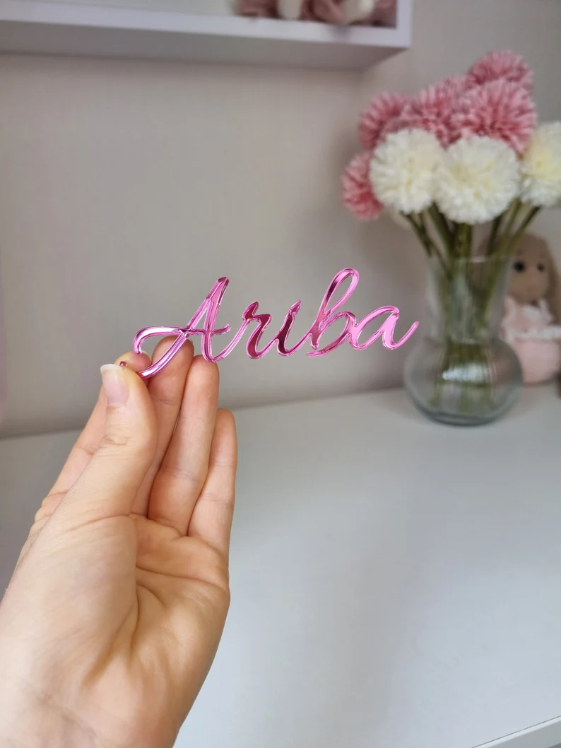 Any Name/Text (different fonts) | Acrylic Single Layer