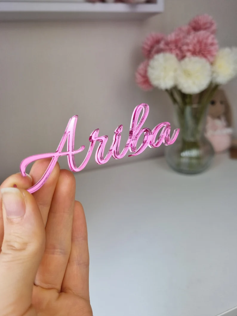 Any Name/Text (different fonts) | Acrylic Single Layer