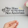 New Home cake topper | Double Layer