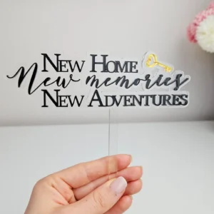 New Home cake topper | Double Layer