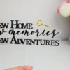 New Home cake topper | Double Layer