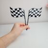 Racing car flags decoration
