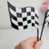 Racing car flags decoration