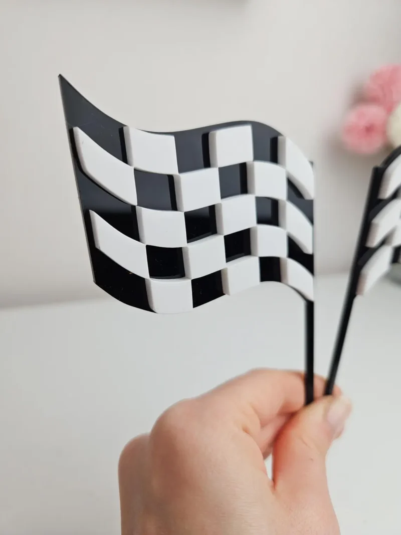 Racing car flags decoration